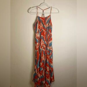 Beautiful Floral Sleeveless Free People Maxi dress, size M